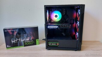 Herné pc 6jadro i5 12500 6x3,0ghz/NVME/RTX4060TI 8GB - 2