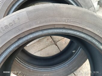 Predám letné CONTINENTAL 205/55 R17 - 2