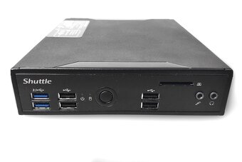 Shuttle DS20U – Pasívny mini PC, šetrí miesto - 2