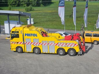 MAN TGA 41.530 8x4 BLS OMARS odtahovka, brýle - 2