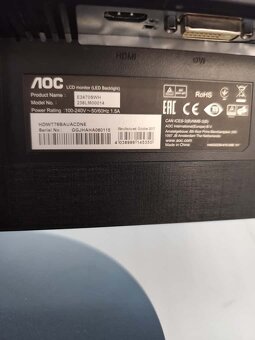 Monitory 2ks - AOC LCD E2470SWH - 2