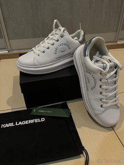 Biele Karl Lagerfeld tenisky - 2
