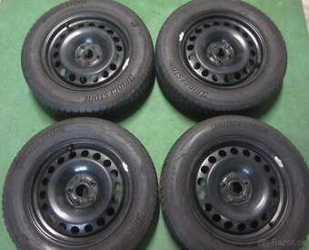 R17 Zimná sada ŠKODA KODIAQ rozteč 5x112 215/65R17 bridgesto - 2