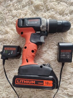 Aku príklepový skrutkovač BLACK+DECKER - 2