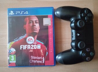 Originál Sony Ovládač PS4 + FIFA 20 - 2