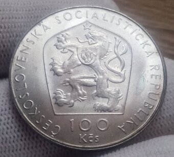 Strieborné 100 koruny. - 2