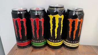 Monster energy plechovky - 2