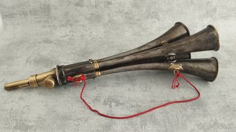 Stará trubka, značená, celková délka 43cm - 2