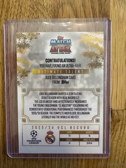 MATCH ATTAX 24/25 MAESTRO DE MADRID JUDE BELLINGHAM - 2