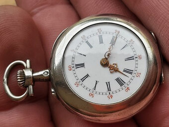 strieborné hodinky  Savoye Frères & Cie - 2
