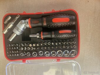 Skrutkovač sada – račňový, imbusový, plochý, krížový a torx, - 2