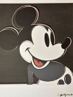 Andy Warhol "Mickey Mouse " Limitovaná edícia_Certifikát - 2