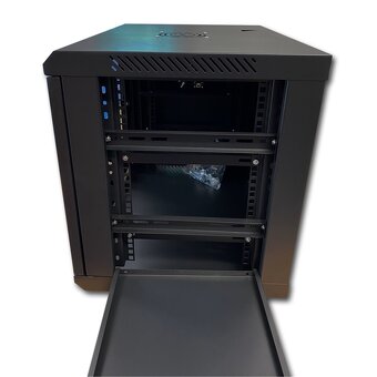 DATACOM Dátový rozvádzač - Rack 9U 19" - 2