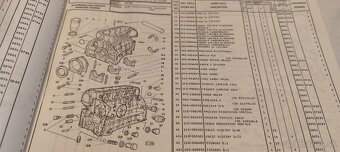 Škoda 105 , 120 , 130  Rapid - seznam náhradních dílů - 2