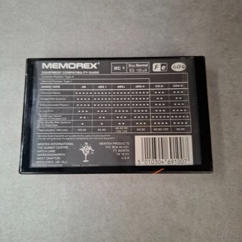 Memorex - DB C 60 min / Normal / audio kazeta / nová - 2