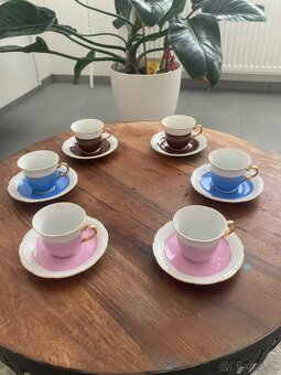 Farebné šálky/6ks - 2