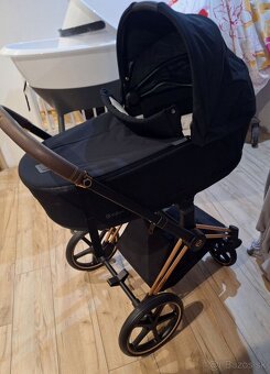 Cybex priam 4.0 deep black + fusak - 2