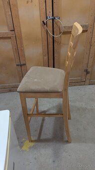 Predam 2ks barove stolicky a stol cca 65x 110cm - 2