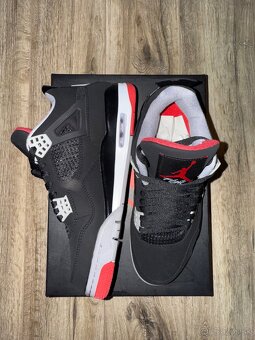 Air jordan 4 fire red cement grey - 2