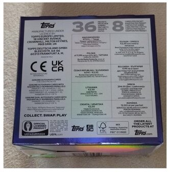 FOTBALOVÉ KARTY BOX MATCH ATTAX EURO 2024 - 2