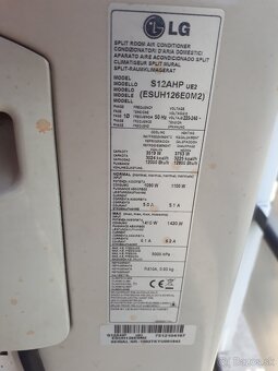 Nástenná splitová klimatizácia LG S12AHP - 2