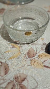 Bohemia kryštál misa +6 menších - 2