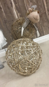 vianočné ozdoby - postavičky   : škriatok  a sob TOP stav - 2