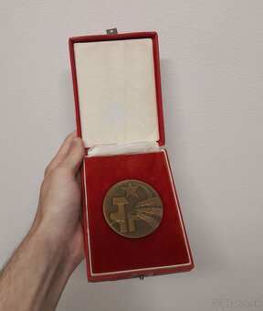 Plaketa 25 Rokov Socialistického Poľnohospodárstva - 2