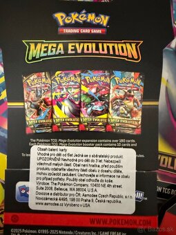 Pokemon Mega Evolution sleeved booster 6x - 2