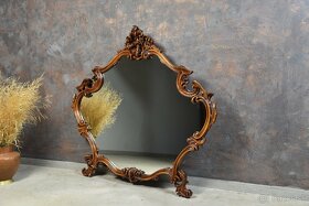 Bohato zdobené zrkadlo 127 x 120 cm - 2