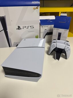 Playstation 5 Slim 1TB + 2x ovladace + nabijaci dock - 2