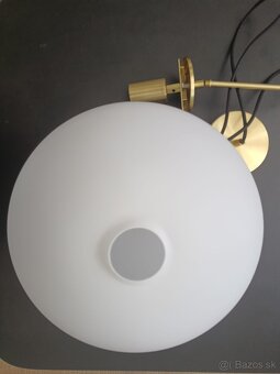 Muse Závěsná Lampa Ellipse Opal/Brass - Hübsch - 2