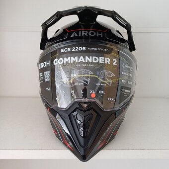 Enduro přilba Airoh COMMANDER 2 Carbon - 2