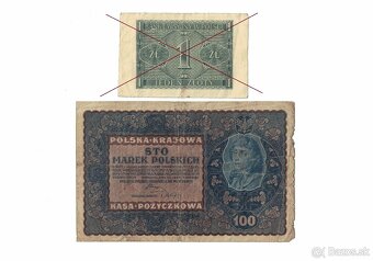 Zbierka bankoviek - Poľsko, Juhoslávia, Srbsko, Rakúsko Uhor - 2