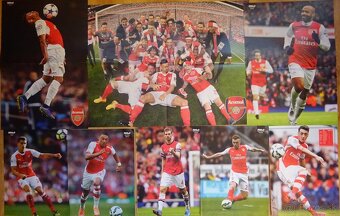 Unikátna zbierka Arsenal futbal.plagátiky - 2