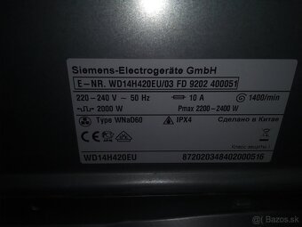 pracka Siemens - 2