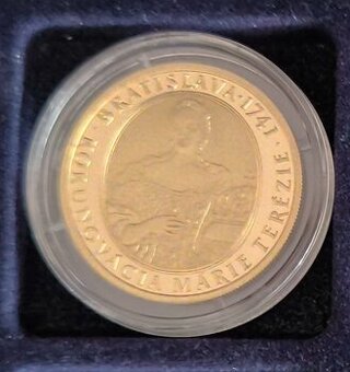 Zlatá 100€ minca Mária Terézia - 2