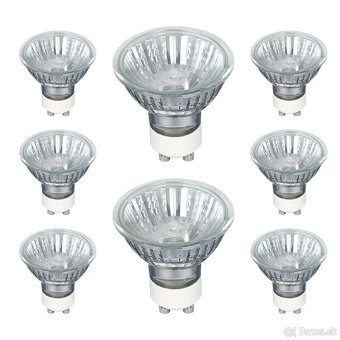 Halogénové žiarovky OFFCUP GU10 50W, balenie 8 kusov - 2