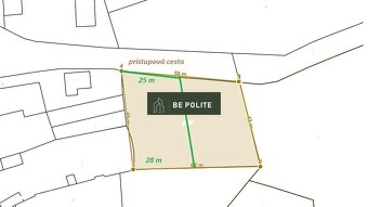 Predaj pozemok na stavbu RD, výborná poloha, 26 á, Bardoňovo - 2