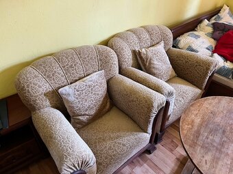 pohovka a kresla v štýle art deco - 2