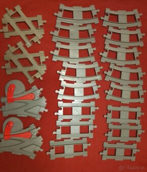 Lego Duplo vlak,.most,.doplnky - 2