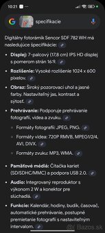 Predám fotorámik - 2