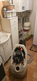 Čistenie kúrenia rozvodov radiátorov podlahový kotla - 2
