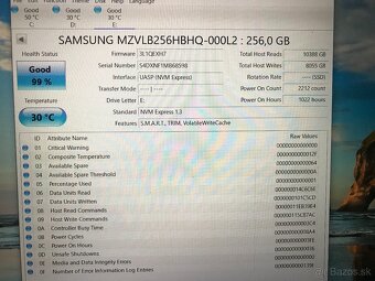 ssd disk M.2. NVme SAMSUNG PM 981a. 256GB. - 2