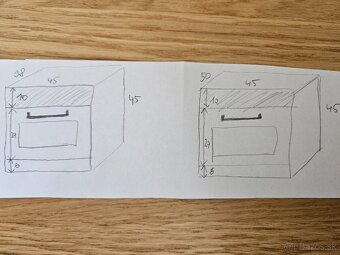 Nočné stolíky k Ikea PAX 28€/ks - 2
