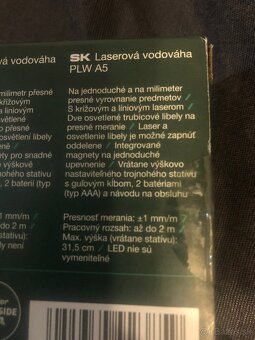 Laserová vodovaha Parkside - 2