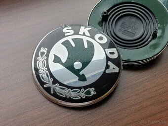 Znak Škoda 79 mm / 80 mm • predný / zadný - 2