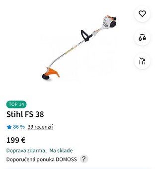 Benzínová kosačka Stihl FS 38 - 2