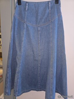 Riflová sukňa veľ.36 - 2