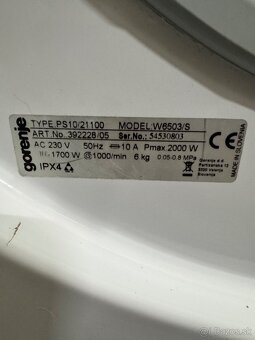 Práčka Gorenje SensoCare W6503S - 2